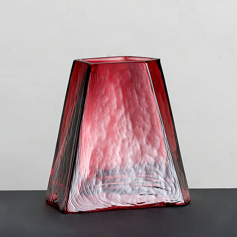 Geometric Irregular Glass Vase Set