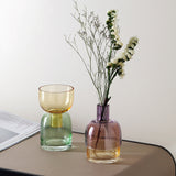 Colorful Art Glass Vase Set