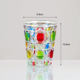 Colourful Diamond Whisky Glass Cup (2 PCS)