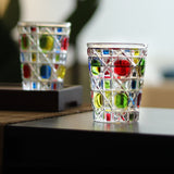 Colourful Diamond Whisky Glass Cup (2 PCS)