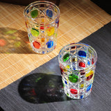 Colourful Diamond Whisky Glass Cup (2 PCS)