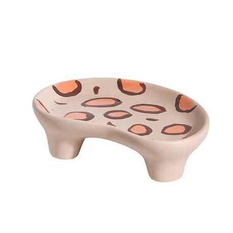 Japanese Leopard Print Pattern Sashimi Ceramic Plate