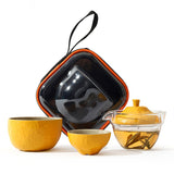 Creative Ugly Orange Shape Outdoor Convenient Teapot