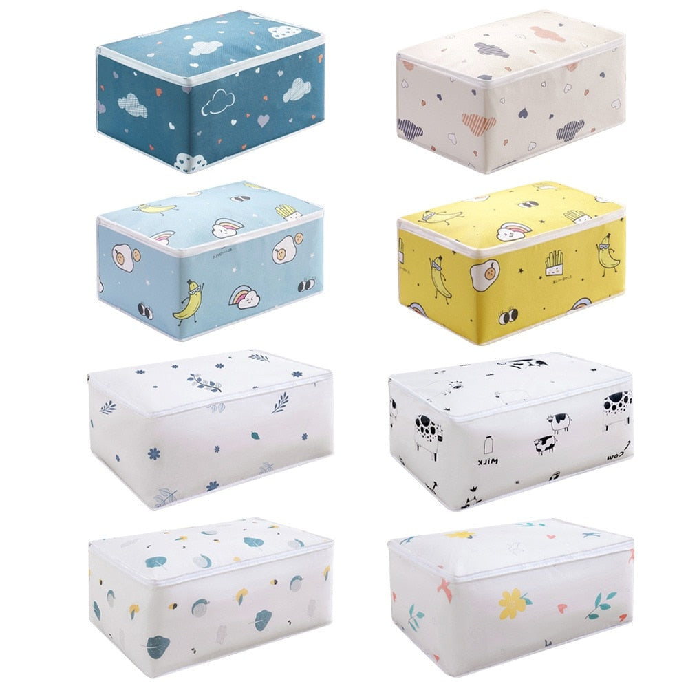 Preppy Patterned Foldable Storage Bag