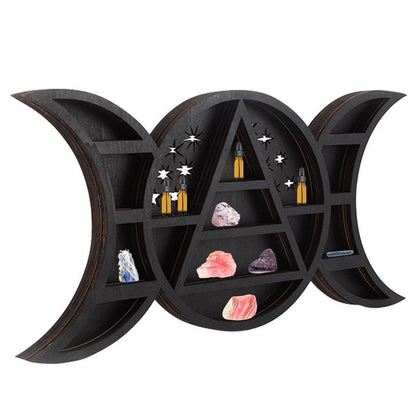 Witch Wall Hanging Moon Shelf