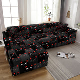 Cat Pattern Stretch Sofa Cover