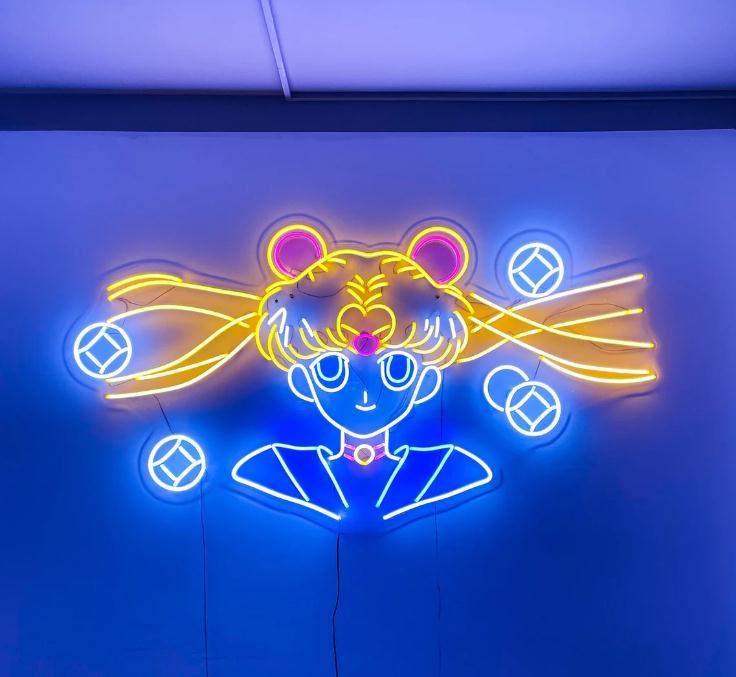 Anime Sailor Moon Neon Sign