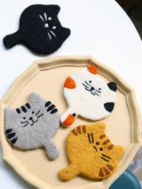 Cute Cat Wool Felt Placemat