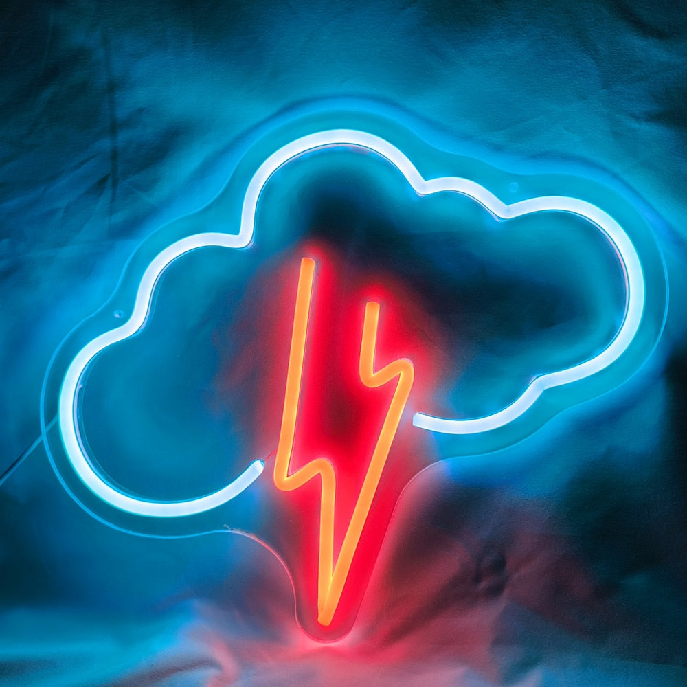 Storm Cloud Neon Sign