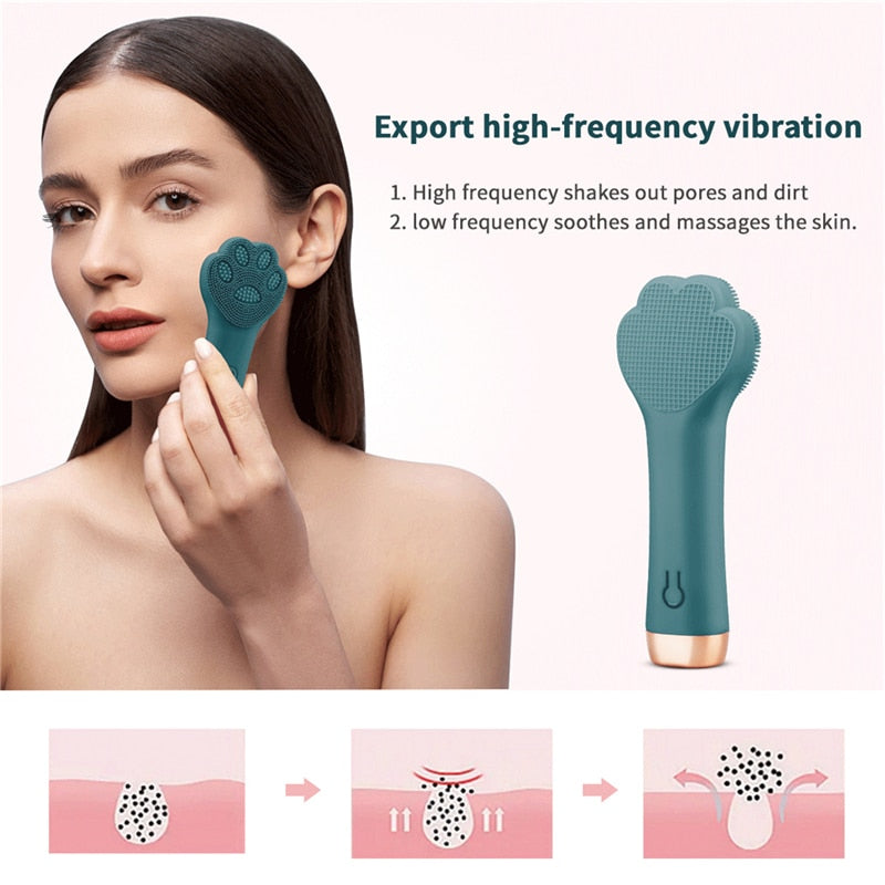 Cat Paw Facial Cleansing Machine