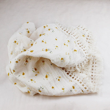 Muslin cotton swaddle wrap