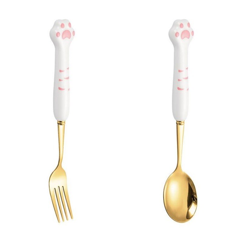 Cat Claw Spoon & Fork Set