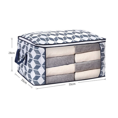Preppy Patterned Foldable Storage Bag