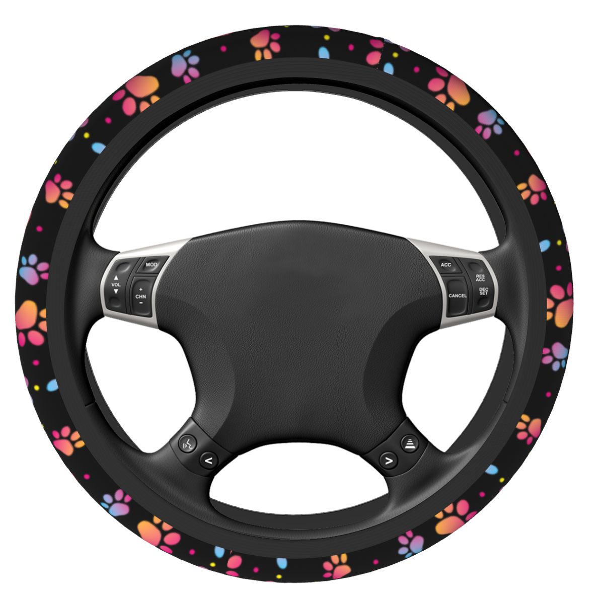 Cute Paw Car Steering Wheel Cover
