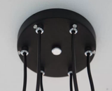 6 Head Industrial Wire Cage Chandelier / Pendant Lights