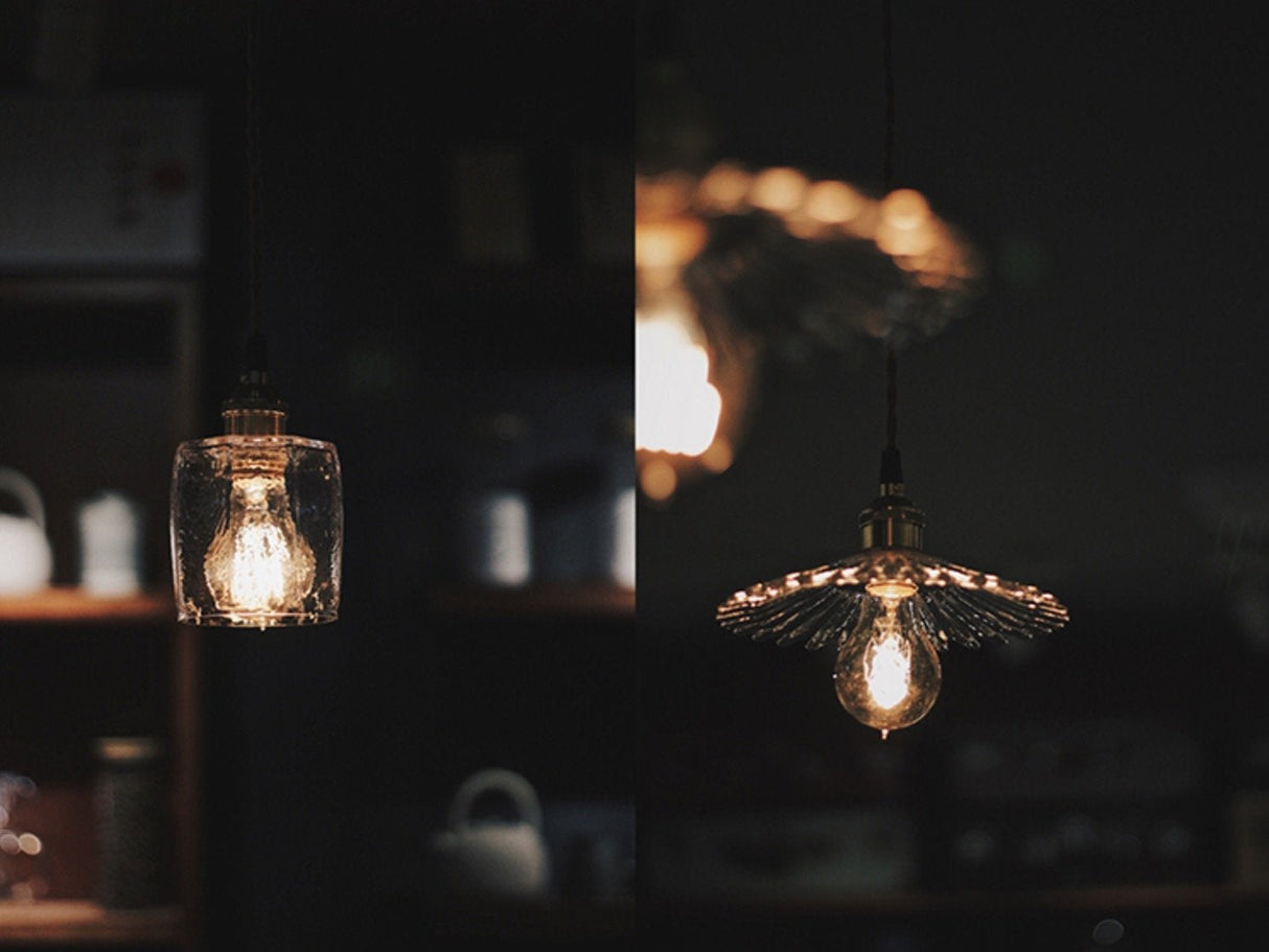 Petunia Glass Mid Century Pendant Light