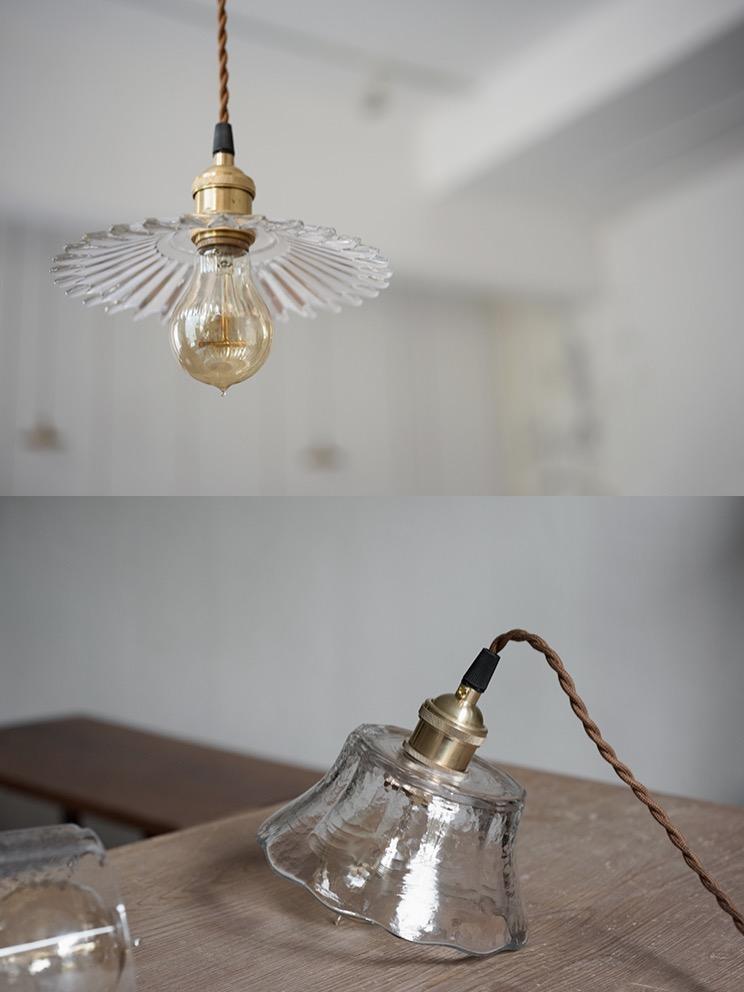 Petunia Glass Mid Century Pendant Light