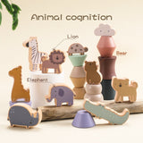 Wooden Animal Stacking Puzzle