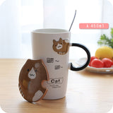 Couple Cat Ceramic Cup
