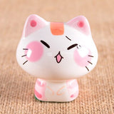 Cute Ceramic Chubby Cat Figurine
