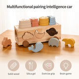 Wooden Puzzle Car