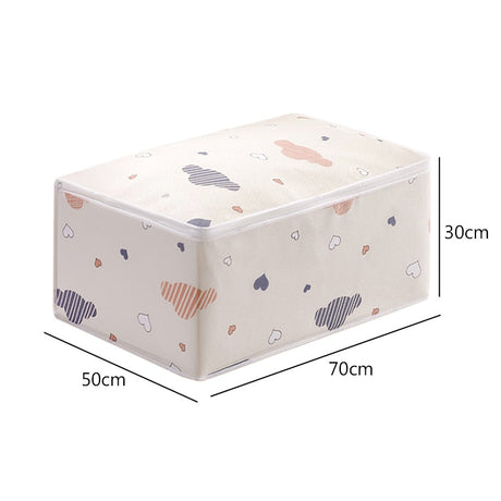 Preppy Patterned Foldable Storage Bag