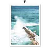 Sea Leaf Mountain Tree Landscape Wall Art Canvas Painting Posters And Prints Decoration Pictures For Living Room Decor