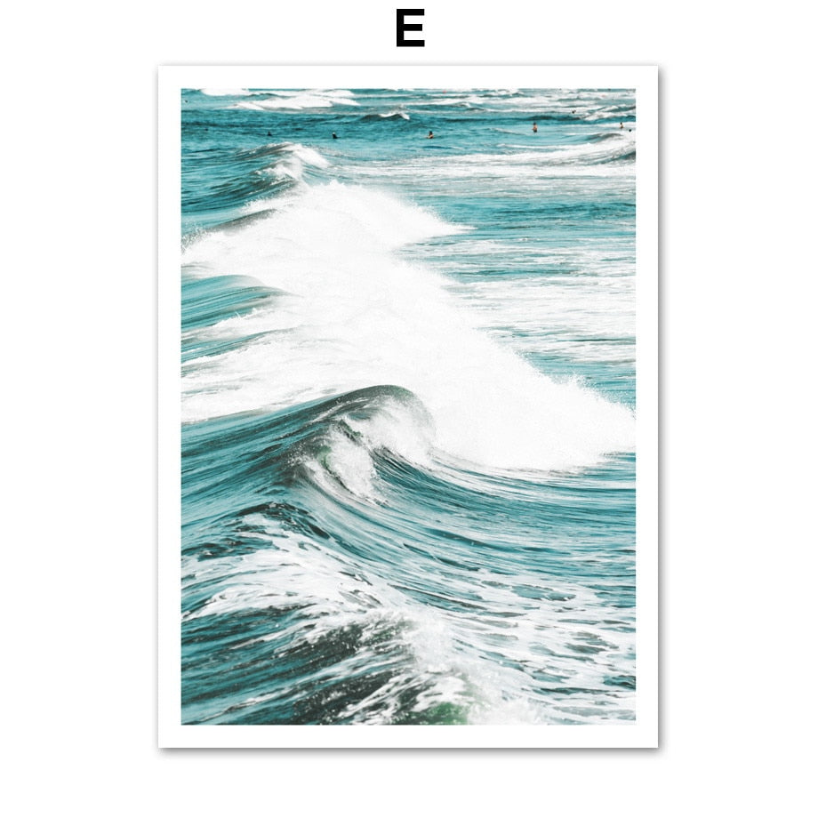 Sea Leaf Mountain Tree Landscape Wall Art Canvas Painting Posters And Prints Decoration Pictures For Living Room Decor