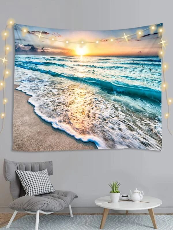 Sea Print Tapestry