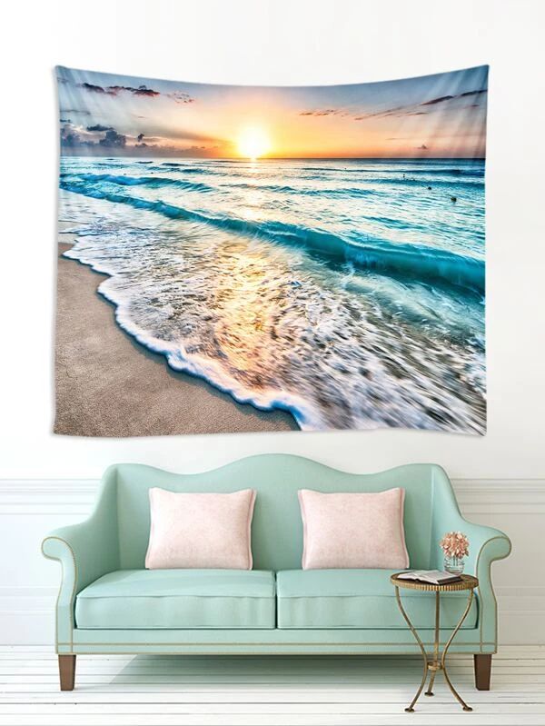 Sea Print Tapestry