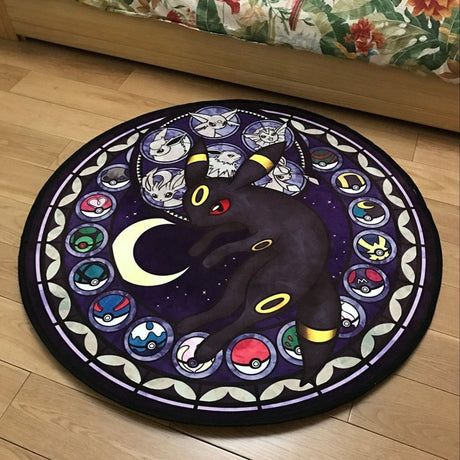 Anime Pokémon Round Rug