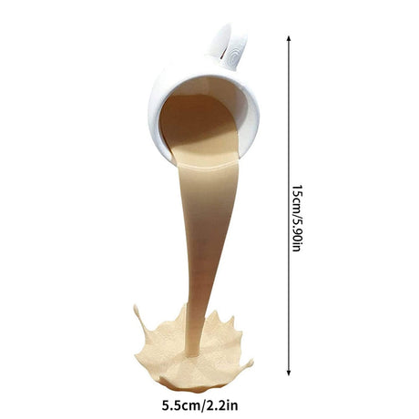 Floating Coffee Resin Statue