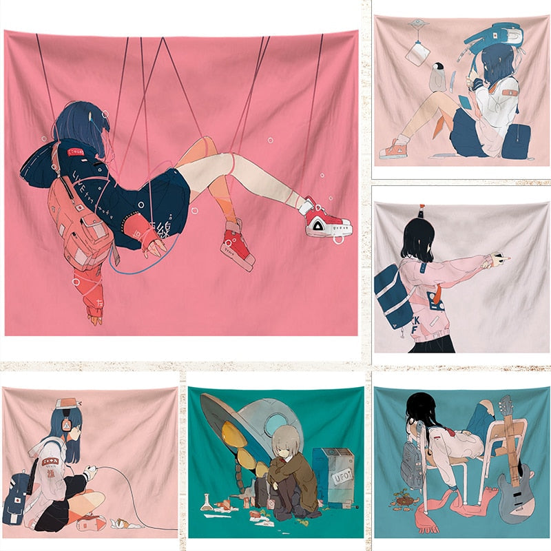 Amine Style Wall Tapestry