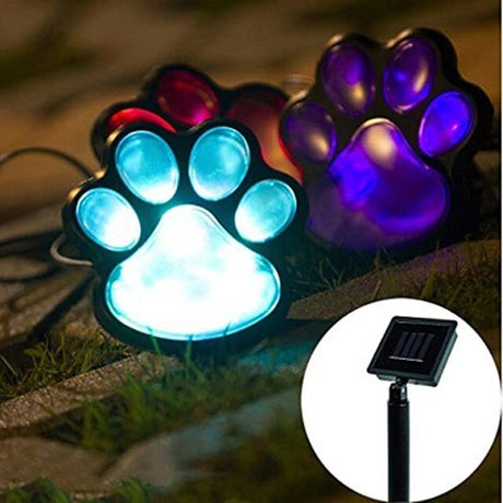 LED Solar PAW Garden Light