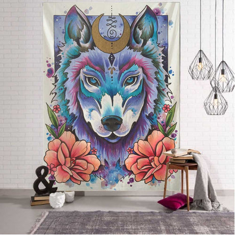Psychedelic Animal Tapestry
