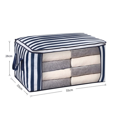Preppy Patterned Foldable Storage Bag