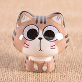 Cute Ceramic Chubby Cat Figurine