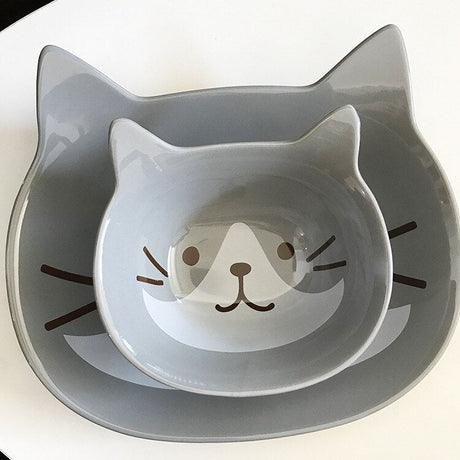 Creative Cat Dishes Tableware Set