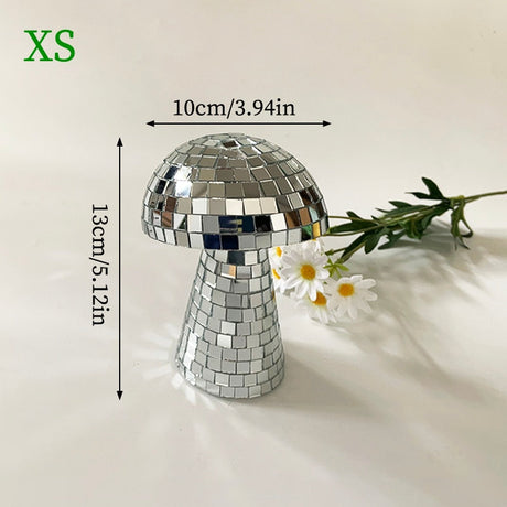 Mushroom Disco Ball Figurine