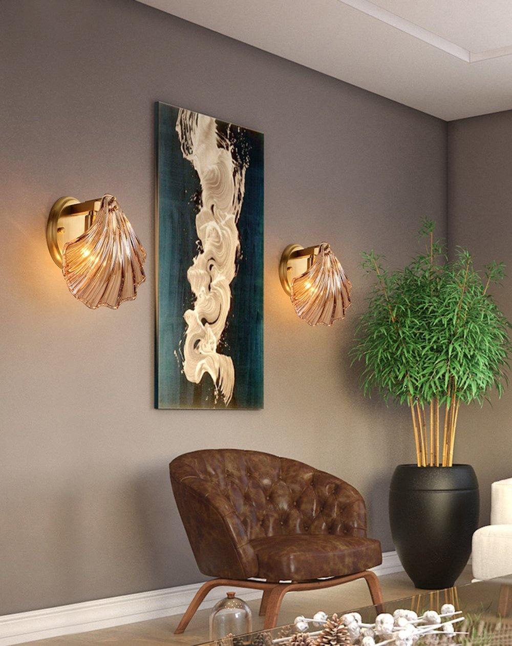 Shell Wall Light