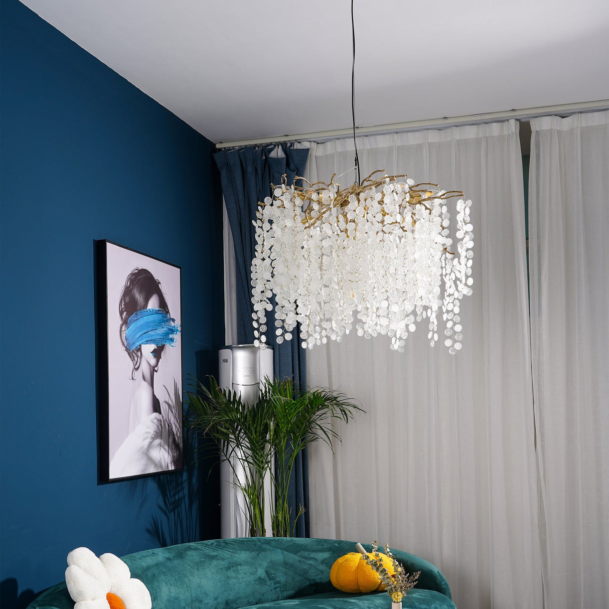 Shiro Noda Crystal Chandelier