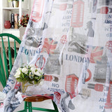 Single Panels Blackout Curtains Kids Bedroom Window Treatments Printed Scenic European Style Curtains For Children