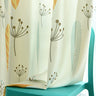 Single Panels Green Leaves Curtain Living Room Window Decoration Nordic Rustic Kitchen Curtains 3d