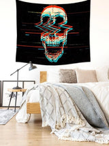 Skull Print Tapestry