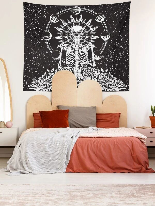 Skull Print Tapestry