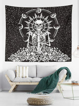 Skull Print Tapestry