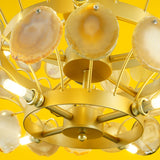 Slice Agate Tower Chandelier