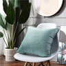 Solid Home Decor Sofa Cushion Cover For Chair Living Room Soft Velvet Pink Grey Yellow Throw Pillow Cover 45X45cm Pillowcases