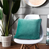 Solid Home Decor Sofa Cushion Cover For Chair Living Room Soft Velvet Pink Grey Yellow Throw Pillow Cover 45X45cm Pillowcases