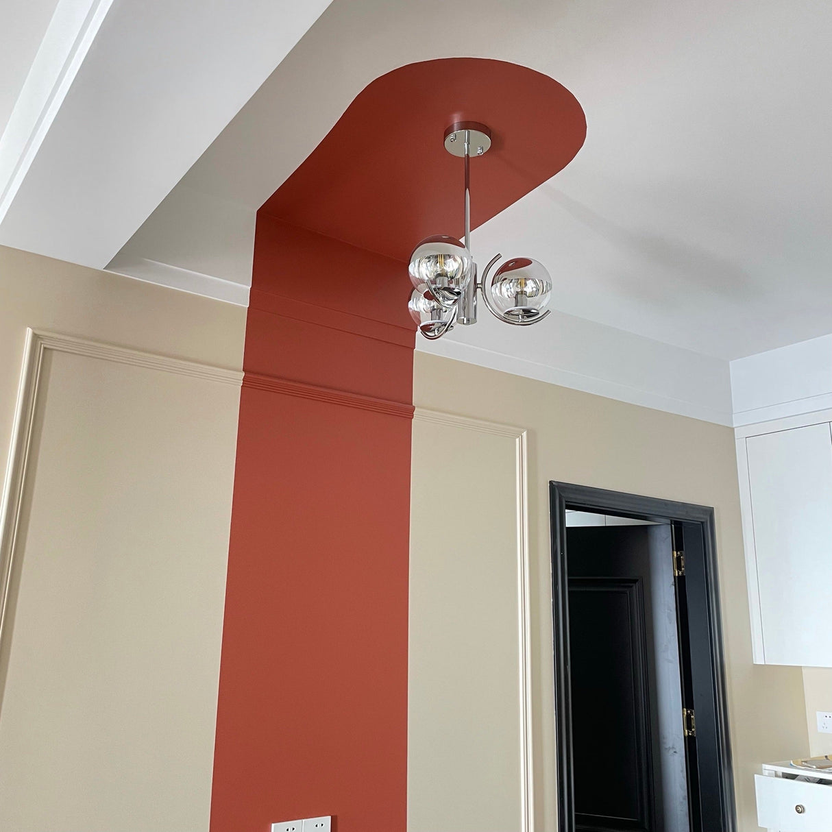 Space Ball Chandelier